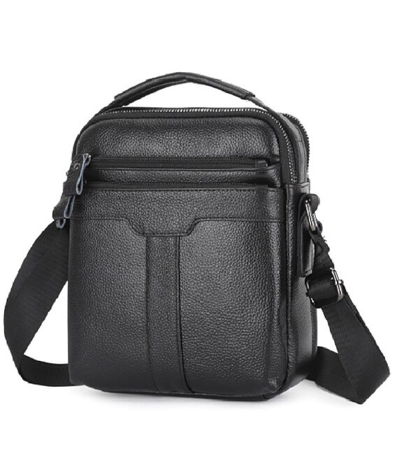 Кожаный мессенджер на два отдела Tiding Bag FL-A25F-2218A фото, картинка, изображение