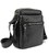 Месенджер в гладкой коже черный Tiding Bag 8718A фото, картинка, изображение