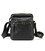 Месенджер в гладкой коже черный Tiding Bag 8718A фото, картинка, изображение