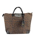 Текстильна сумка жіноча леопард коричневий Confident TB1-T-841DB-LEO картинка, зображення, фото