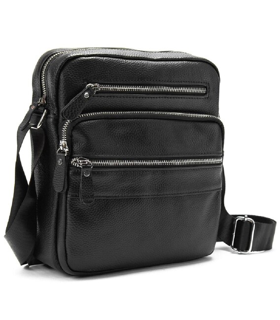 Мужская кожаная сумка через плечо Tiding Bag M56-9981A фото, картинка, изображение