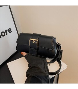 Кроссбоди из эко-кожи со стильным замком Lilly P4-1588A фото, картинка, изображение