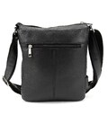 Чоловічий шкіряний месенджер чорний Tavinchi AJ-TV-110A картинка, зображення, фото