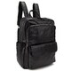 Мужской кожаный рюкзак черный Tiding Bag 2086A фото