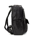 Мужской кожаный рюкзак черный Tiding Bag 2086A фото, картинка, изображение