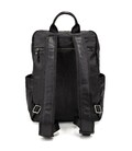 Чоловічий шкіряний рюкзак чорний Tiding Bag 2086A картинка, зображення, фото