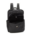 Мужской кожаный рюкзак черный Tiding Bag 2086A фото, картинка, изображение
