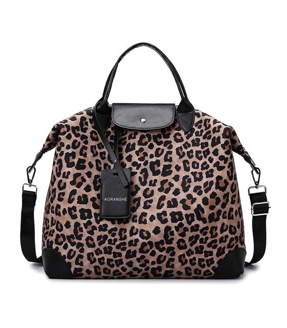 Текстильная женская сумка леопард беж Confident TB1-T-841B-LEO фото, картинка, изображение