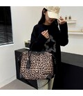Текстильная женская сумка леопард беж Confident TB1-T-841B-LEO фото, картинка, изображение