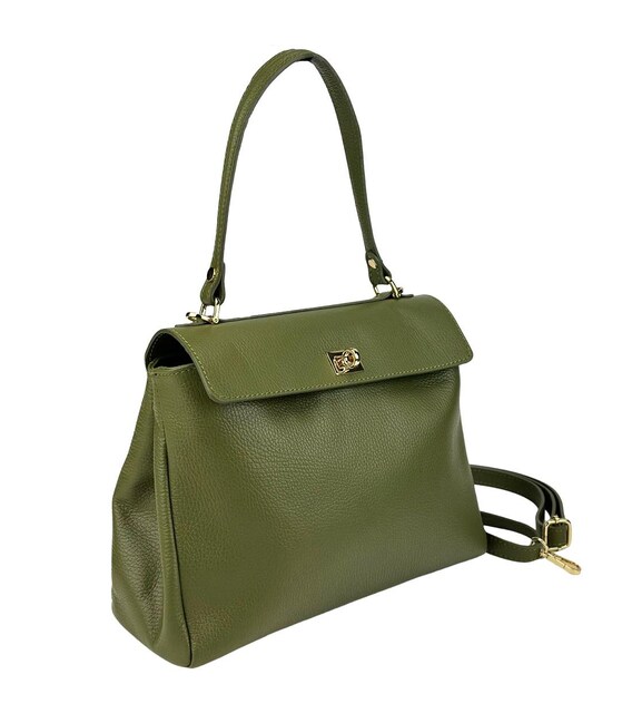 Класична шкіряна сумка через плече Firenze Italy F-IT-777OL картинка, зображення, фото