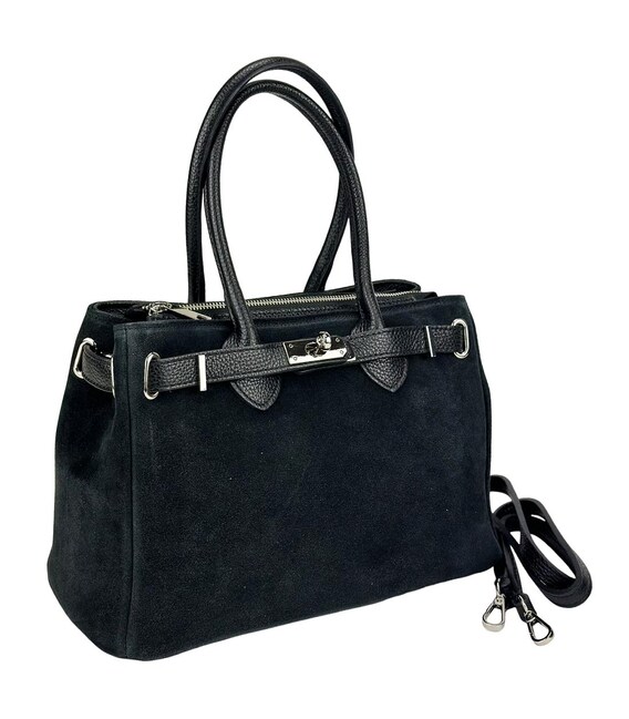 Замшевая классическая женская сумка Firenze Italy F-IT-8600A фото, картинка, изображение