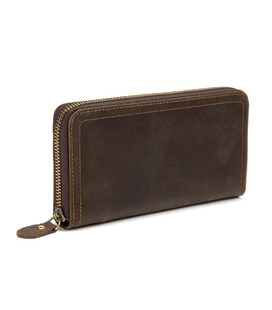 Кожанный клатч из винтажной кожи Tiding Bag t4007-1DB фото, картинка, изображение