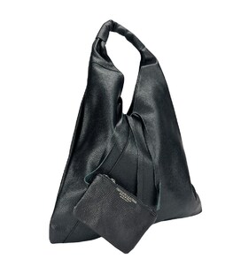 Сумка-шопер чорна велика Firenze Italy F-IT-7625A картинка, зображення, фото