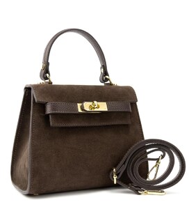 Небольшая классическая замшевая сумочка Firenze Italy F-IT-98667DB фото, картинка, изображение