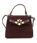 Невелика класична замшева сумочка Firenze Italy F-IT-98667BO