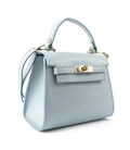 Невелика класична шкіряна сумочка Firenze Italy F-IT-9866BL