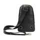 Мужской кожаный черный слинг на плечо Tavinchi TV-827A фото