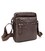 Месенджер в гладкой коже коричневий Tiding Bag 8718C фото, картинка, изображение