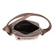Месенджер в гладкой коже коричневий Tiding Bag 8718C фото