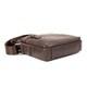 Месенджер в гладкой коже коричневий Tiding Bag 8718C фото