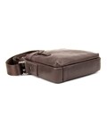 Месенджер в гладкій шкірі коричневий Tiding Bag 8718C картинка, зображення, фото
