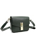Кросбоді шкіряне з акцентним замком колір оливка Firenze Italy F-IT-9558OL картинка, зображення, фото