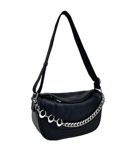 Кросбоді шкіряне з металевим ланцюжком UnaBorsetta NB2-2811A