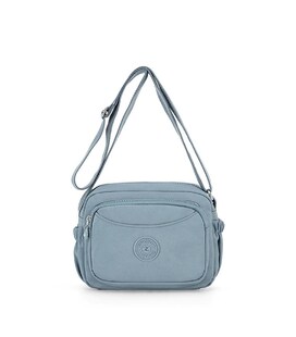 Маленьке жіноче кросбоді текстиль блакитного кольору Confident WT1-683BL картинка, зображення, фото