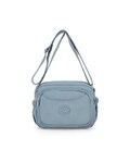Маленькое женское кроссбоди текстиль голубого цвета Confident WT1-683BL фото, картинка, изображение