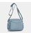 Маленькое женское кроссбоди текстиль голубого цвета Confident WT1-683BL фото, картинка, изображение