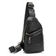 Сумка-слинг черная мужская Tiding Bag 10031A фото