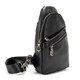 Сумка-слінг чорна чоловіча Tiding Bag 10031A картинка, зображення, фото