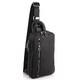 Сумка-слинг мужская кожаная Tiding Bag 9801A фото