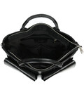 Сумка-портфель чоловіча на плече із ручками TARWA чорна ZА-3990-3md фото, картинка, изображение