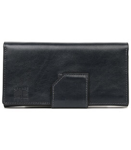 Портмоне Grande Pelle 533670 глянсова шкіра синє картинка, зображення, фото