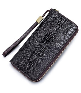 Гаманець логер шкіряний з тисненням рептилія Bull NB040C фото, картинка, изображение