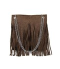 Замшева сумочка на ланцюжку з бахромою Lilly P2-8206DB картинка, зображення, фото