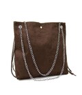 Замшева сумочка на ланцюжку з бахромою Lilly P2-8206DB картинка, зображення, фото