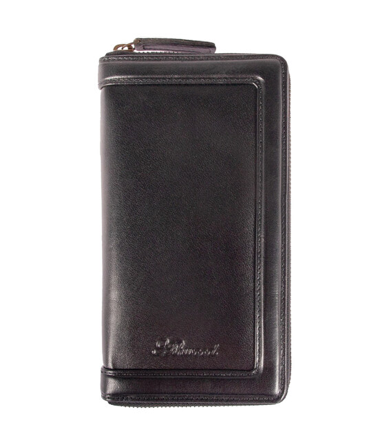 Портмоне дорожное Ashwood TW01 Black (Черный) фото, картинка, изображение