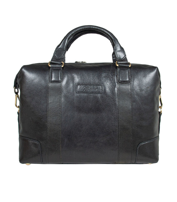 Cумка чоловіча для ноутбука 15 Ashwood G34 Black (Чорний) картинка, зображення, фото