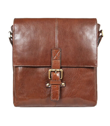 Сумка мужская Ashwood Murphy Chestnut (Каштановый) фото, картинка, изображение