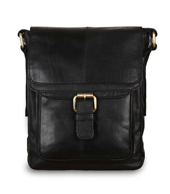 Cумка чоловіча Ashwood G31 BLACK картинка, зображення, фото