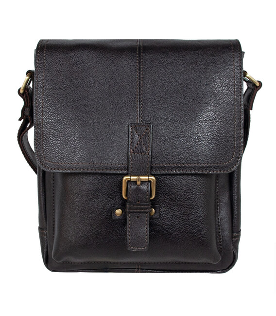 Сумка чоловіча Ashwood Benjamin Brown (Коричневий) картинка, зображення, фото