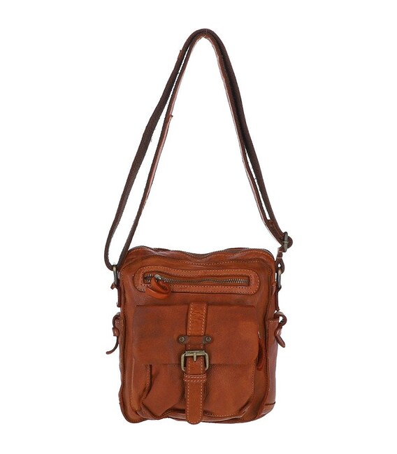 Cумка мужская Ashwood SERGIO Tan (Рыжий) фото, картинка, изображение