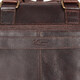 Сумка чоловіча для ноутбука 13 Ashwood 8143 Brown (Коричневий) картинка, зображення, фото