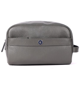 Несессер кожаный Brampton London Aqualuxe Grey (Серый) фото, картинка, изображение
