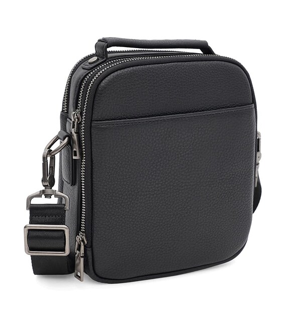 Мужская кожаная сумка Ricco Grande K12157bl-black фото, картинка, изображение