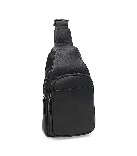 Мужской кожаный рюкзак Ricco Grande K16165a-black фото