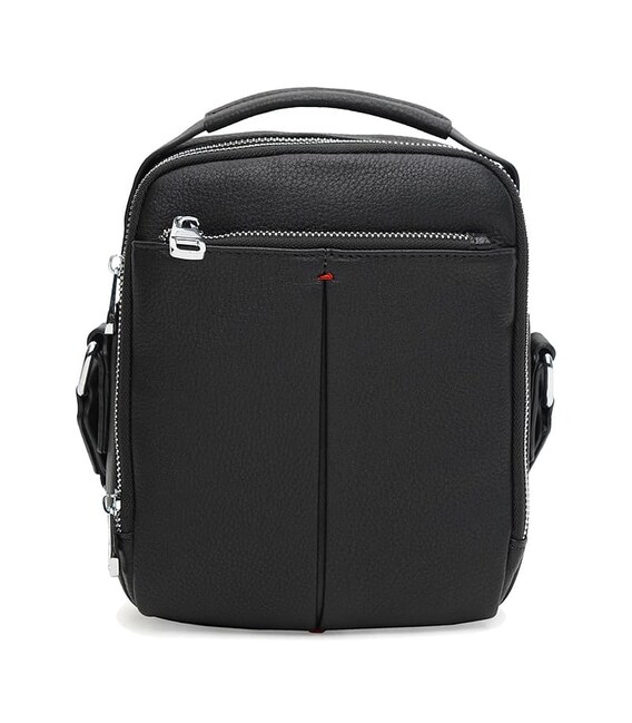 Мужская кожаная сумка Ricco Grande K12061-black фото, картинка, изображение