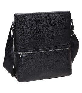 Мужская кожаная сумка Keizer K187015-black